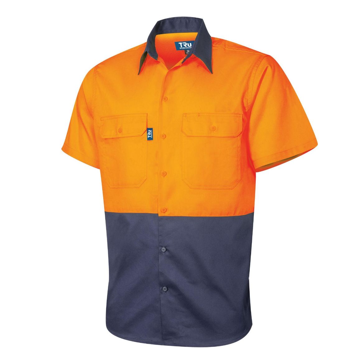 Picture of S/S Two Tone Cotton Drill Shirt with Horizontal Cooling Vents